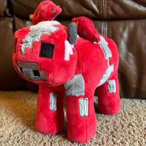 RARE! Mojang Minecraft 8" Mooshroom Mushroom Cow - EUC